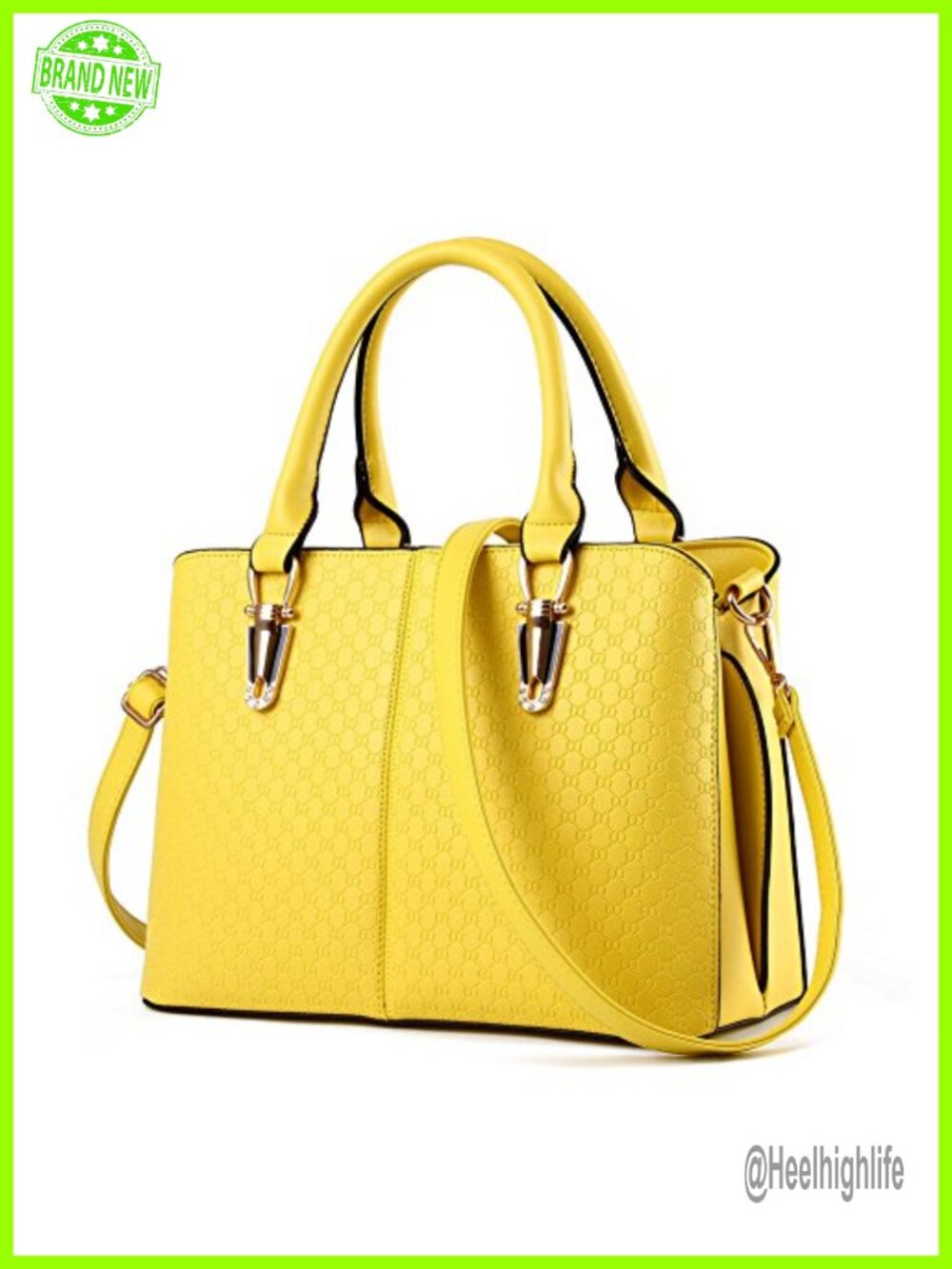 PU Leather Satchel Handbag Crossbody Shoulder Bag Tote Purse